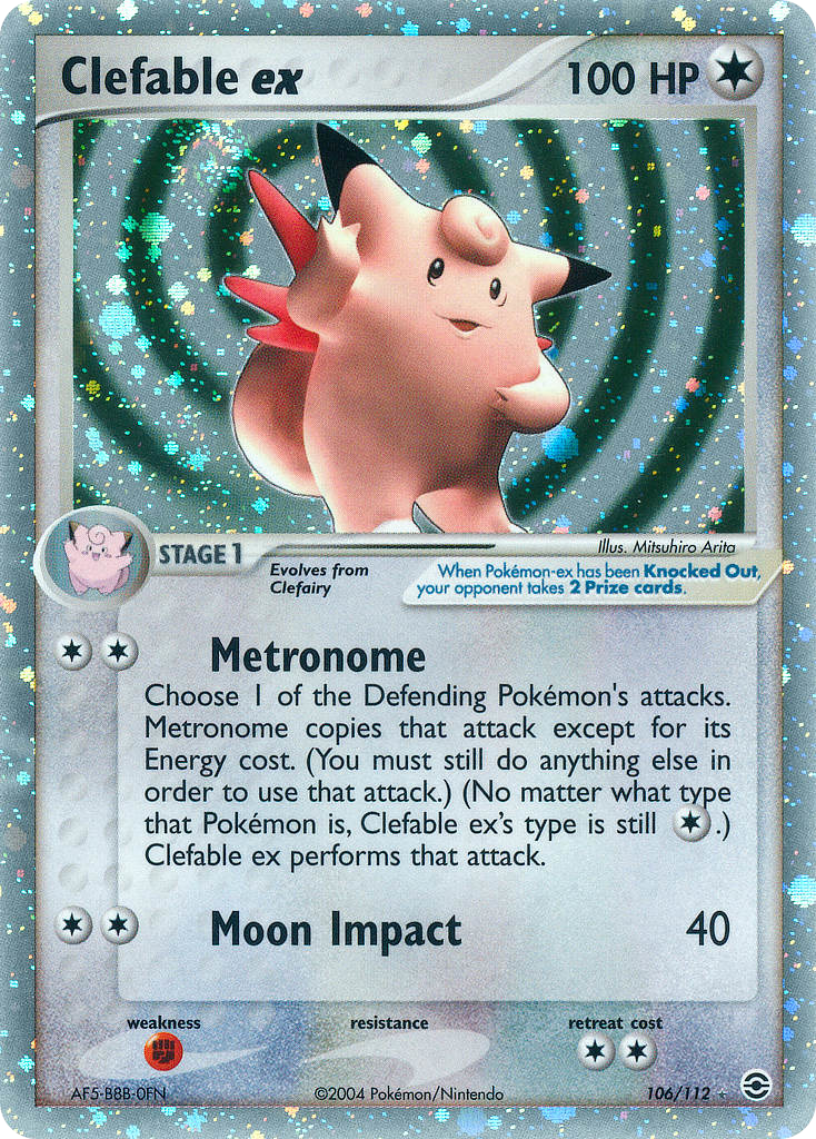 Clefable EX - FireRed & LeafGreen SET-106