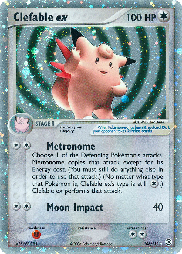 Clefable EX - FireRed & LeafGreen SET-106