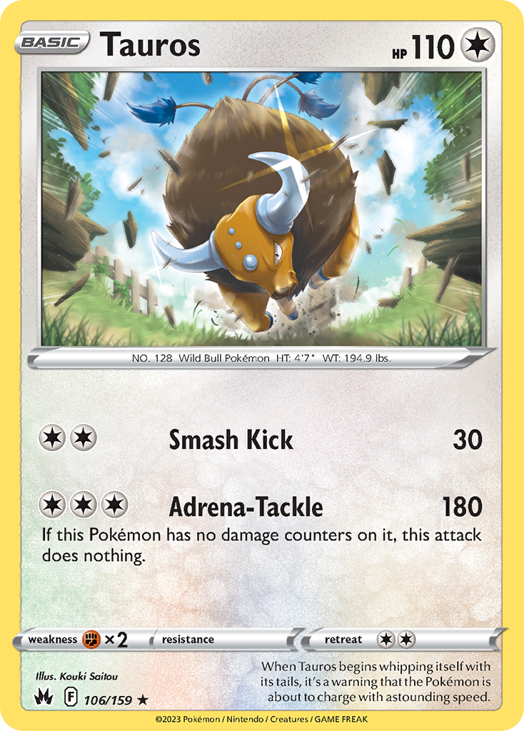 Tauros - Crown Zenith SET-106