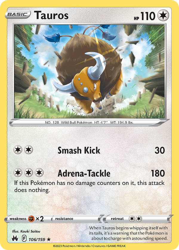 Tauros - Crown Zenith SET-106