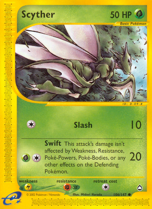 Scyther - Aquapolis SET-106