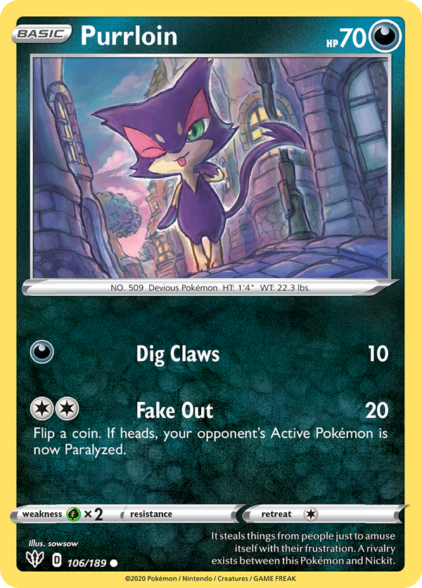 Purrloin - Darkness Ablaze SET-106
