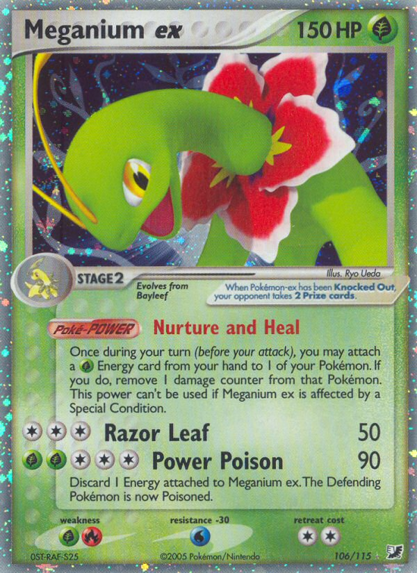 Meganium EX - Unseen Forces SET-106
