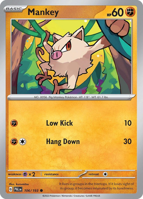 Mankey - Paldea Evolved SET-106