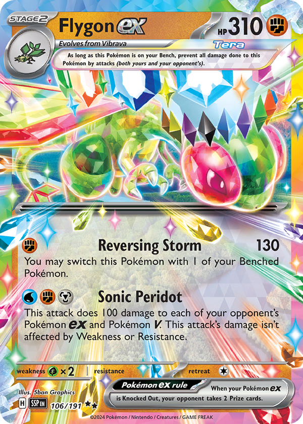 Flygon EX - Surging Sparks SET-106