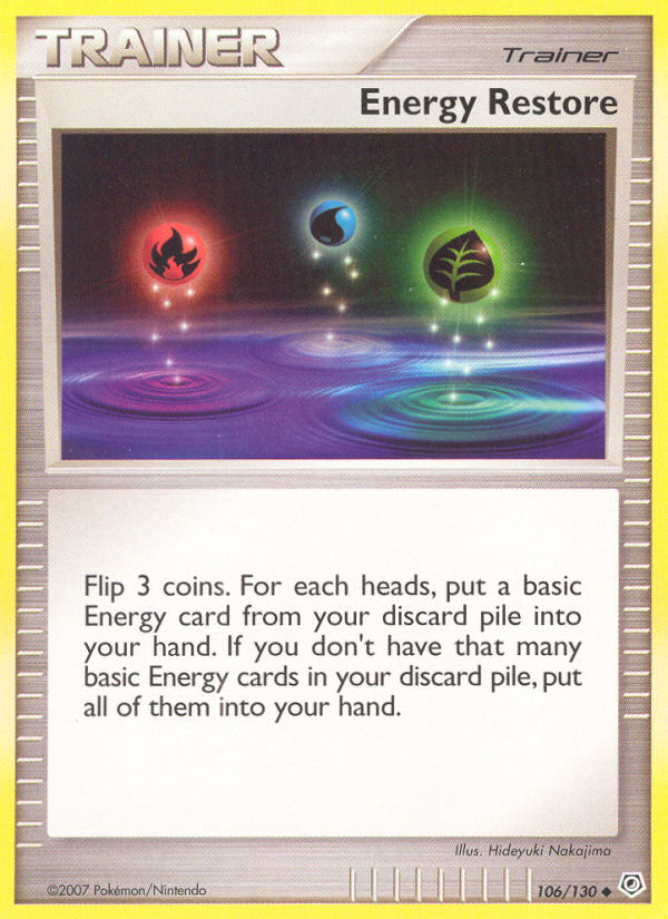 Energy Restore - Diamond & Pearl SET-106