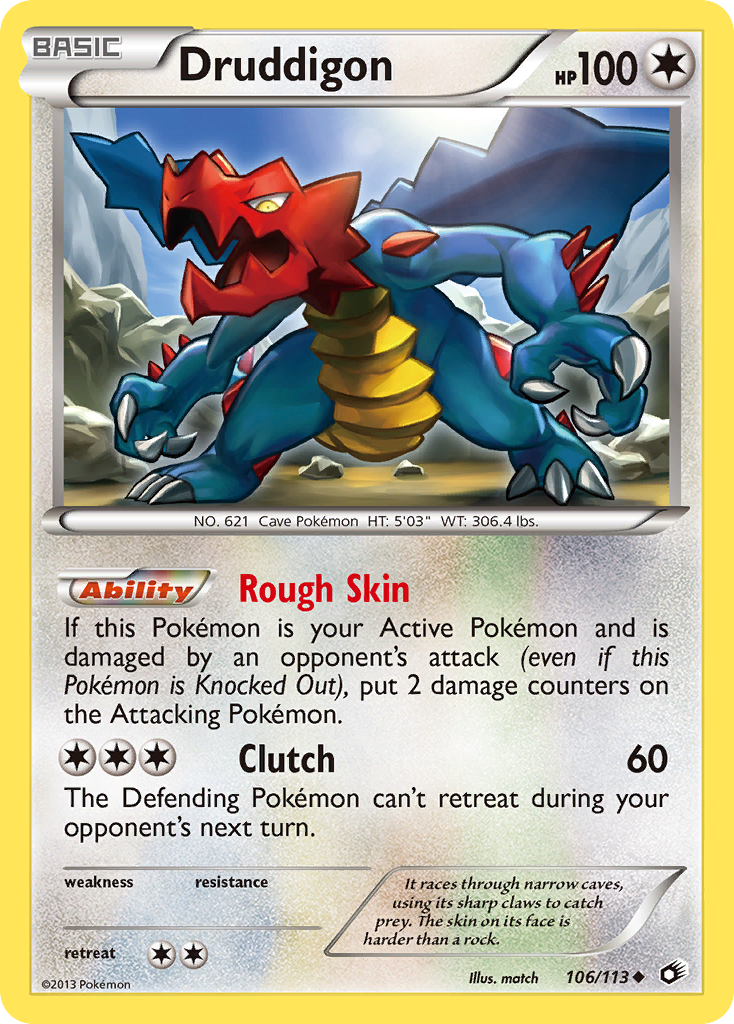 Druddigon - Legendary Treasures SET-106
