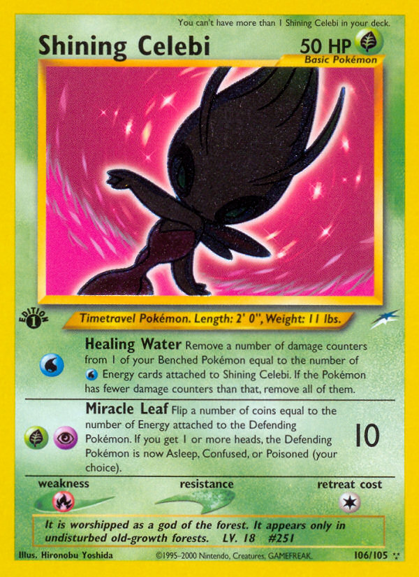 Shining Celebi - Neo Destiny SET-106