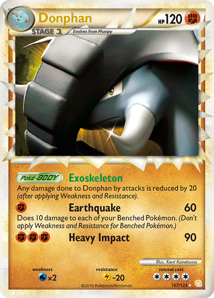 Donphan - HeartGold & SoulSilver SET-107