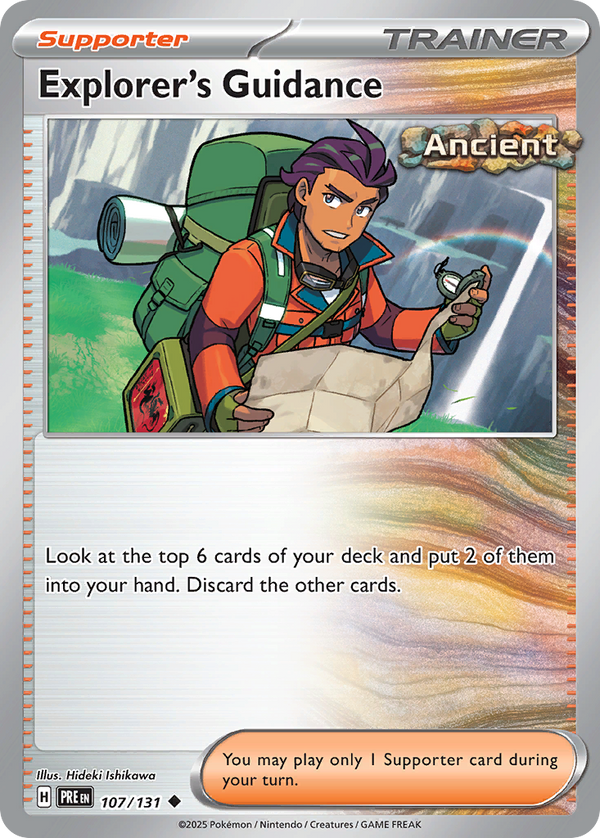 Explorer's Guidance - Prismatic Evolutions SET-107