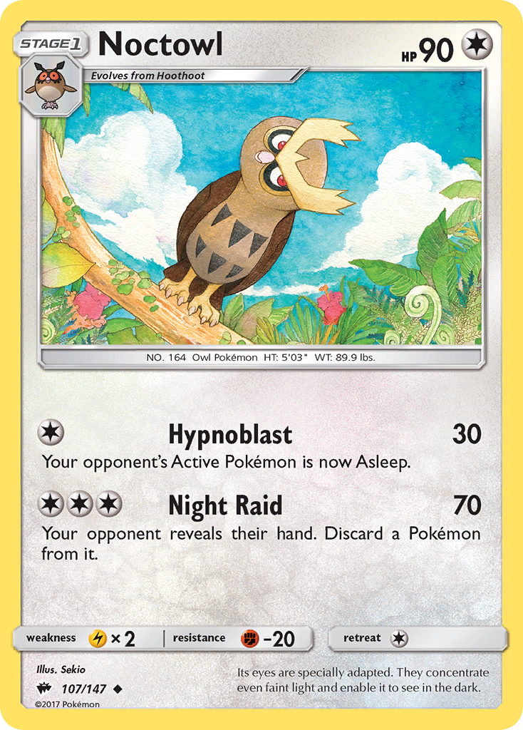 Noctowl - Burning Shadows SET-107