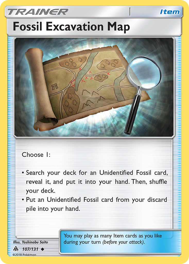 Fossil Excavation Map - Forbidden Light SET-107