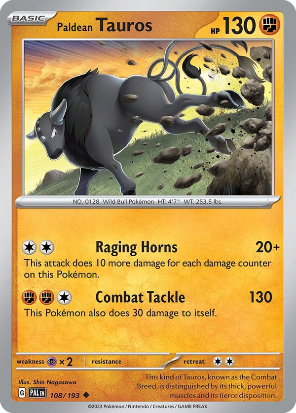 Paldean Tauros - Paldea Evolved SET-108