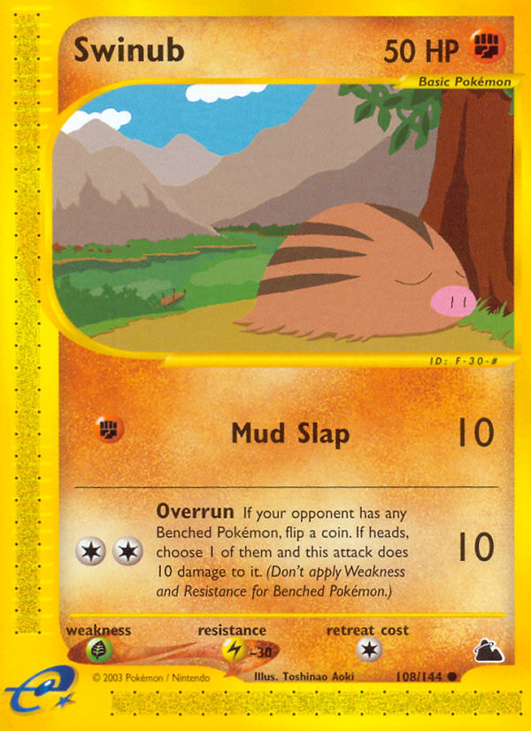 Swinub - Skyridge SET-108