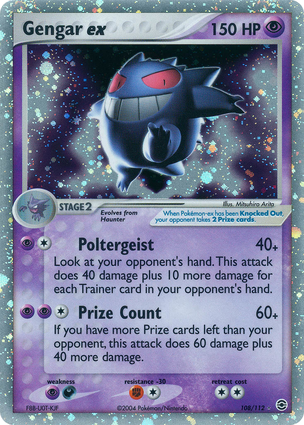 Gengar EX - FireRed & LeafGreen SET-108