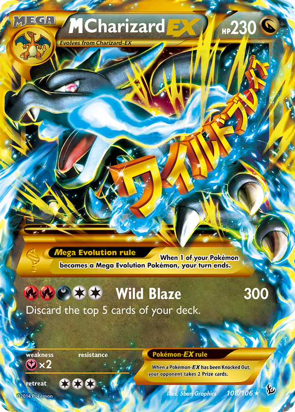 M Charizard-EX - Flashfire SET-108