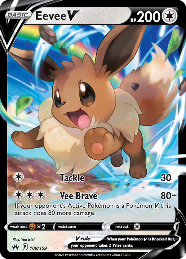 Eevee V - Crown Zenith SET-108