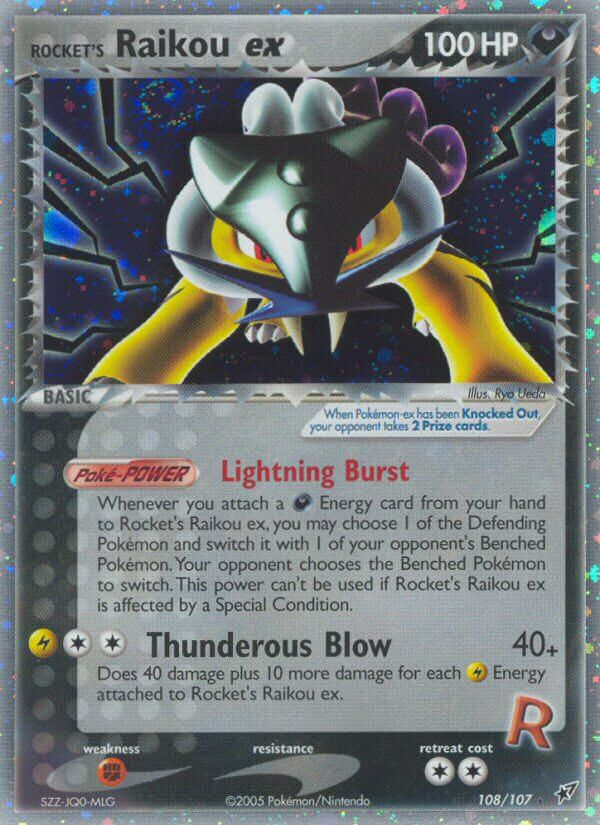 Rocket's Raikou EX - Deoxys SET-108