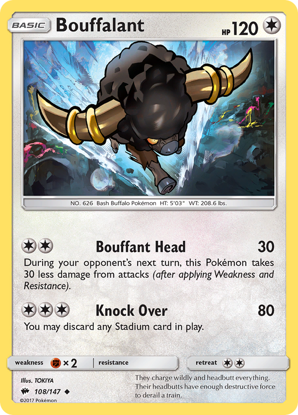 Bouffalant - Burning Shadows SET-108