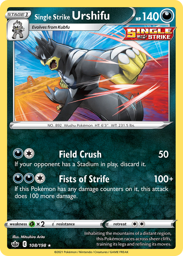 Single Strike Urshifu - Chilling Reign SET-108
