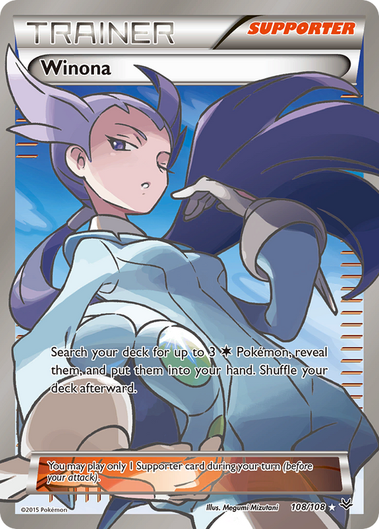 Winona (Roaring Skies SET) (Trainer) (Supporter) (Rare Ultra) (PKM Roaring Skies SET-11)