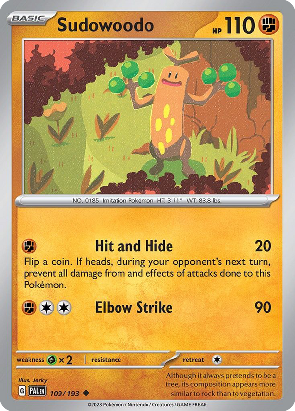 Sudowoodo - Paldea Evolved SET-109