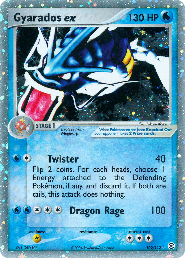 Gyarados EX - FireRed & LeafGreen SET-109