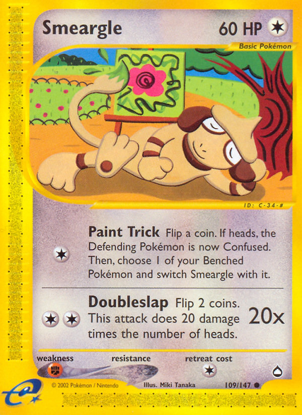 Smeargle - Aquapolis SET-109
