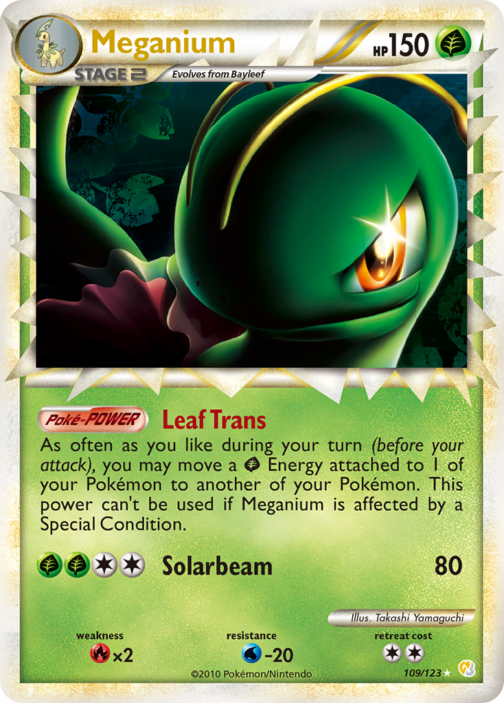 Meganium - HeartGold & SoulSilver SET-109