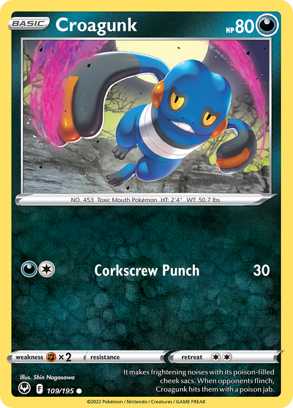 Croagunk - Silver Tempest SET-109