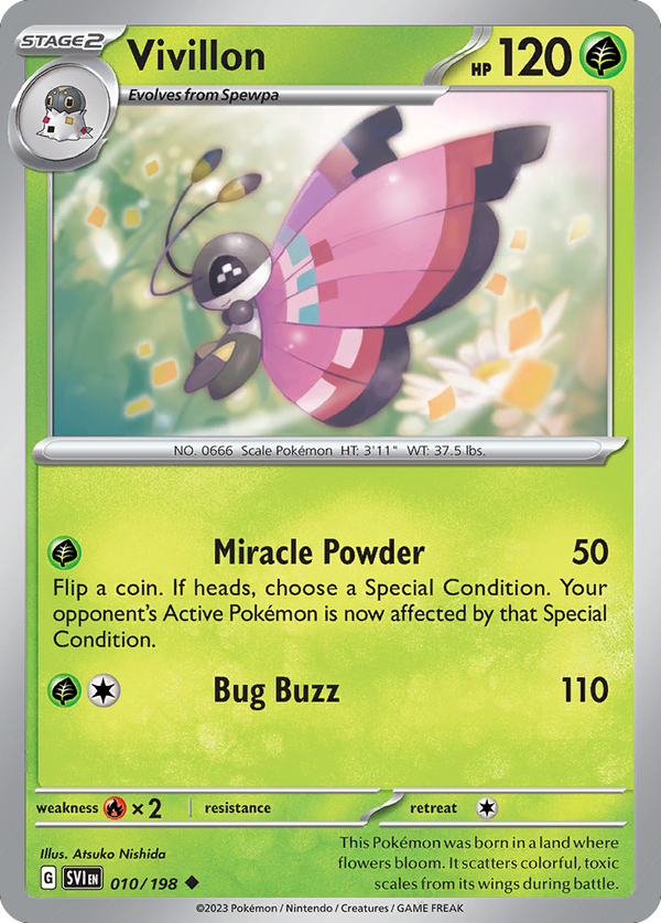 Vivillon - Scarlet & Violet SET-10