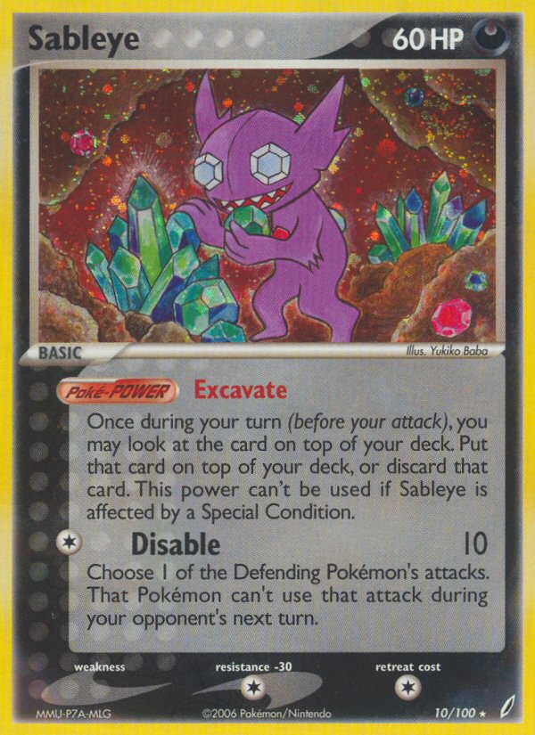 Sableye - Crystal Guardians SET-10