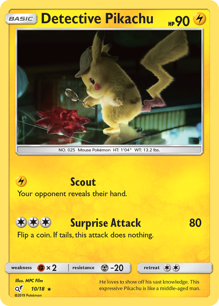 Detective Pikachu - Detective Pikachu SET-10