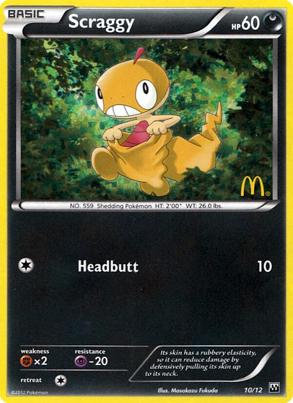 Scraggy - McDonald's Collection 2012 SET-10