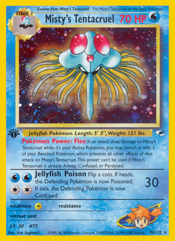 Misty's Tentacruel - Gym Heroes SET-10