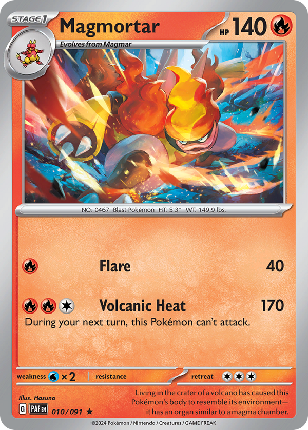 Magmortar - Paldean Fates SET-10