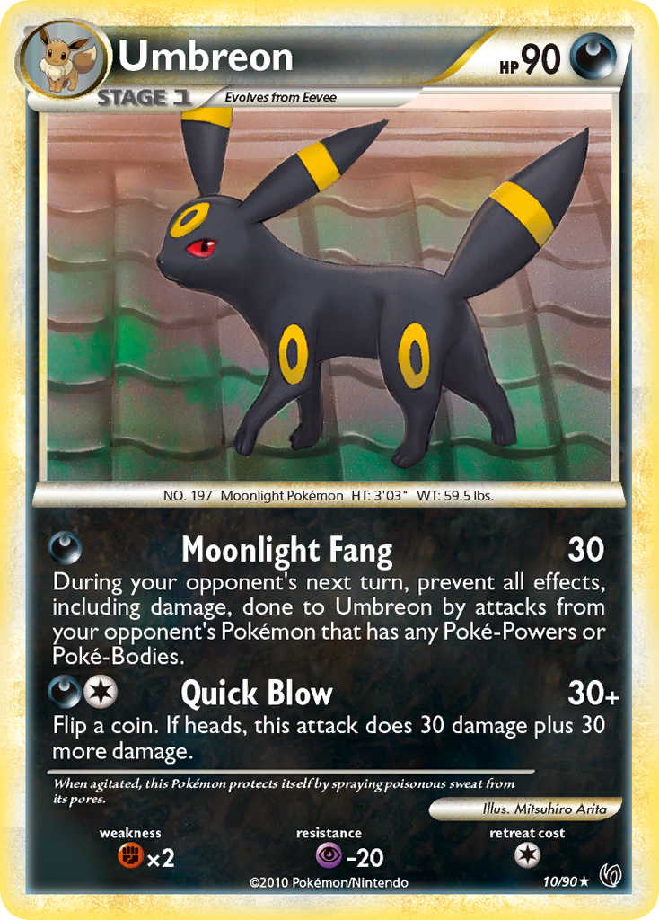 Umbreon - HS Undaunted SET-10