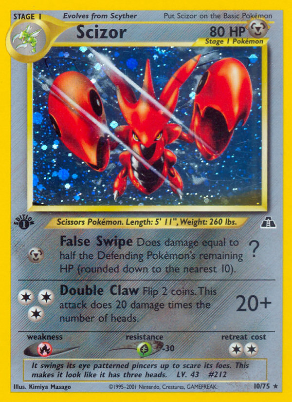 Scizor - Neo Discovery SET-10