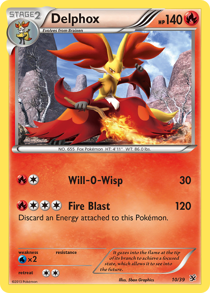 Delphox - Kalos Starter Set SET-10