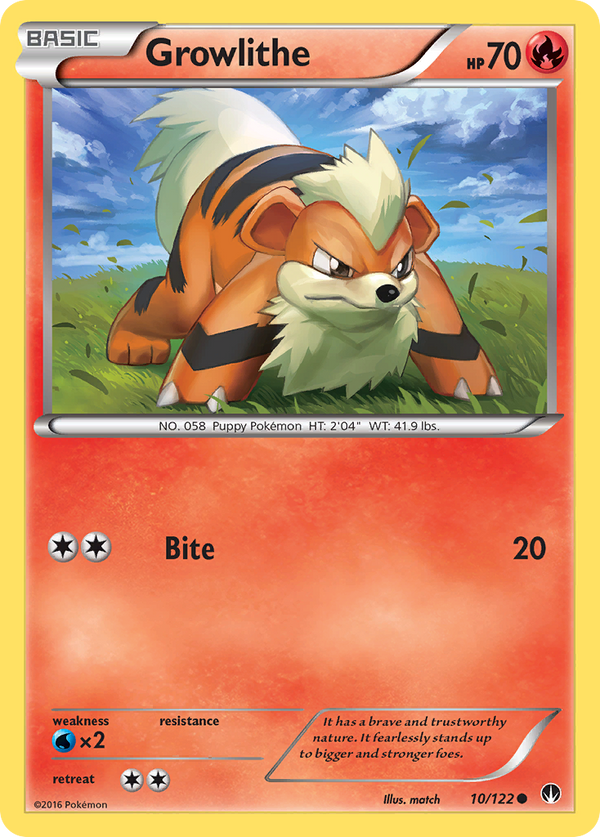 Growlithe - BREAKpoint SET-10