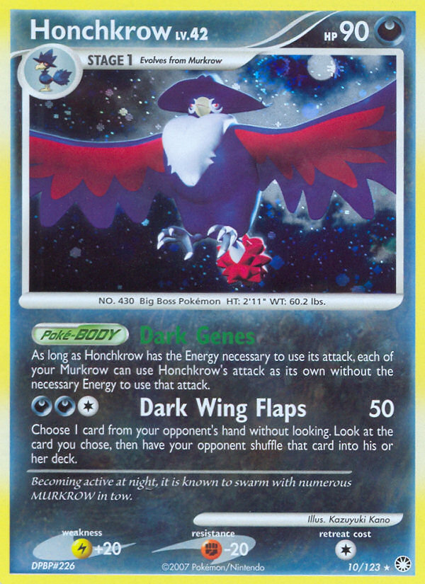 Honchkrow - Mysterious Treasures SET-10