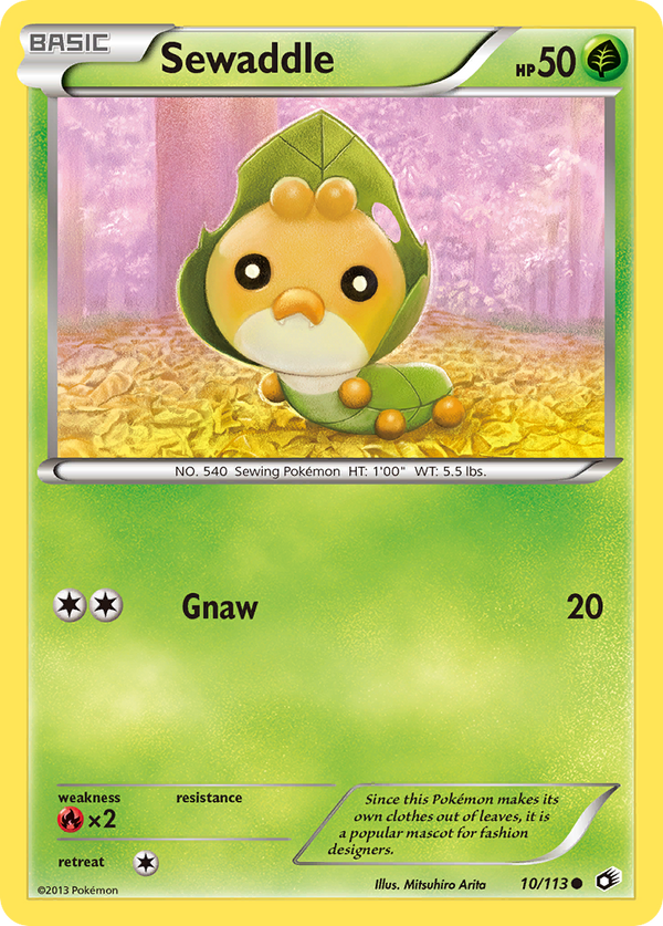 Sewaddle - Legendary Treasures SET-10