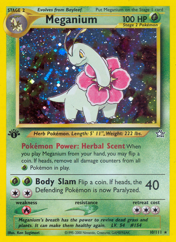 Meganium - Neo Genesis SET-10