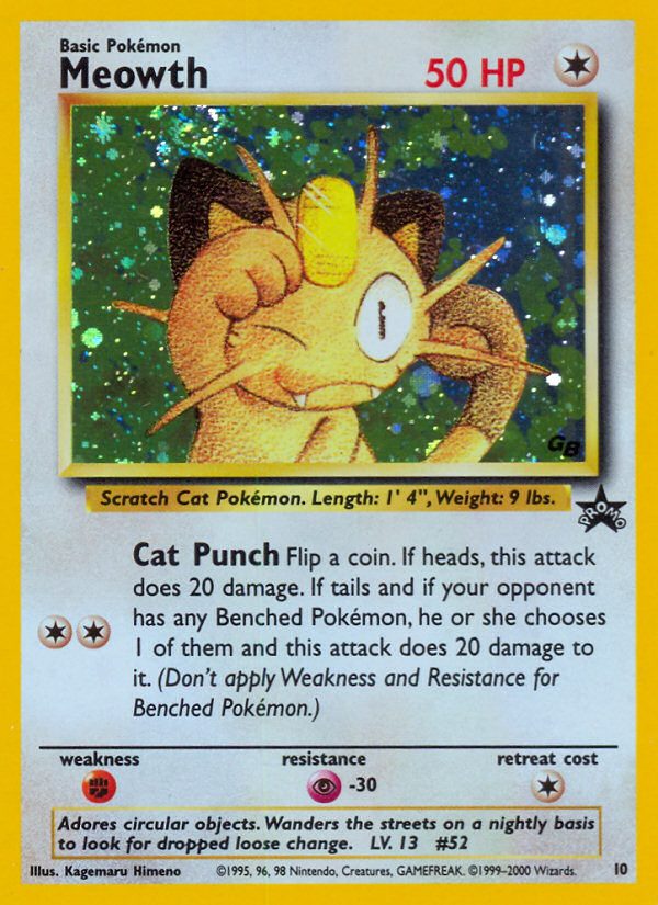 Meowth - Wizards Black Star Promos SET-10