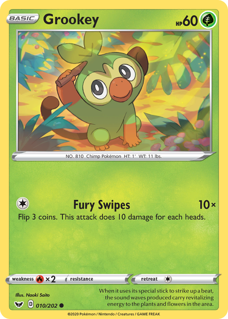 Grookey - Sword & Shield SET-10
