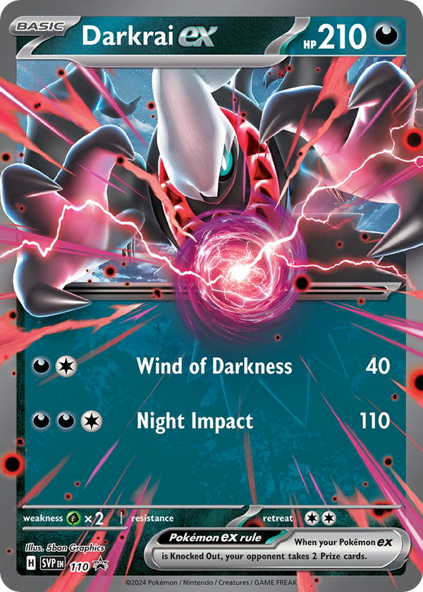 Darkrai EX - Scarlet & Violet Black Star Promos SET-110
