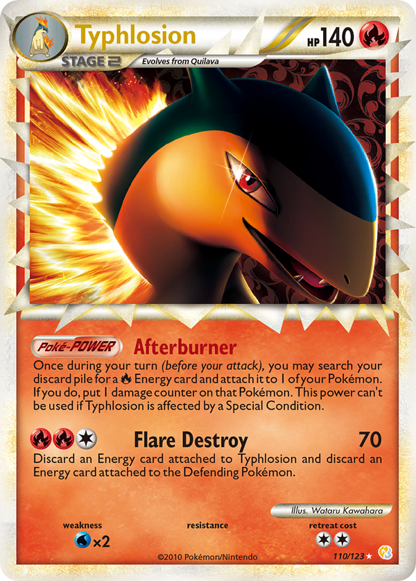 Typhlosion - HeartGold & SoulSilver SET-110