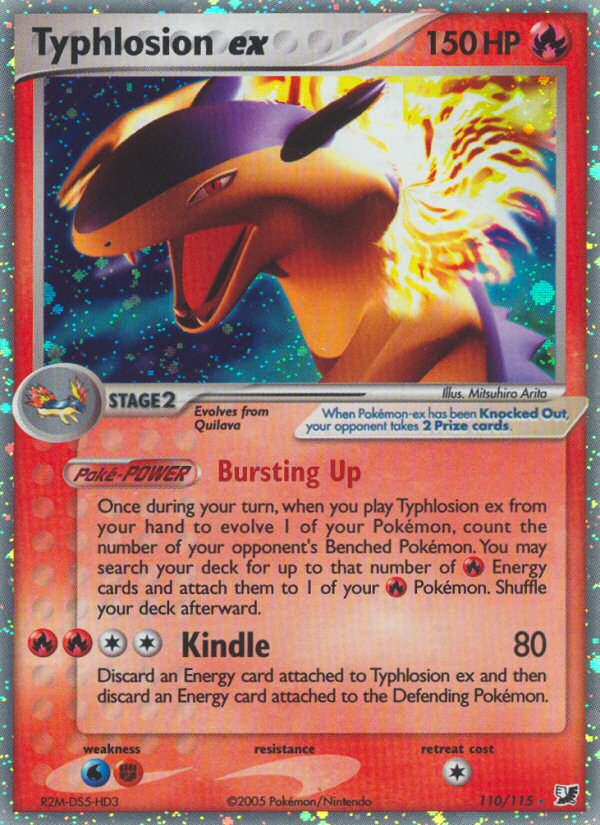 Typhlosion EX - Unseen Forces SET-110