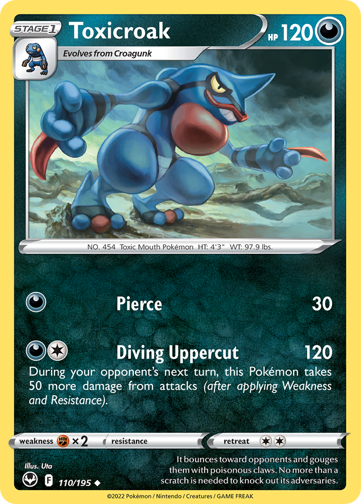 Toxicroak - Silver Tempest SET-110