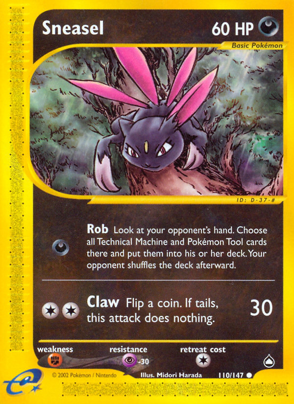 Sneasel - Aquapolis SET-110
